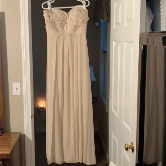 Bill Levkoff Dresses | Bill Levkoff Champagne Bridesmaid Dress | Color: Cream | Size: 12 | Kris32188's Closet Bill Levkoff Dresses | Bill Levkoff Champagne Bridesmaid Dress | Color: Cream | Size: 12 | Kris32188's Closet